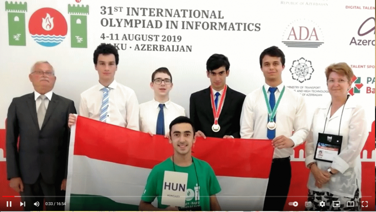 Nemzetközi Informatikai Diákolimpia Baku 2019